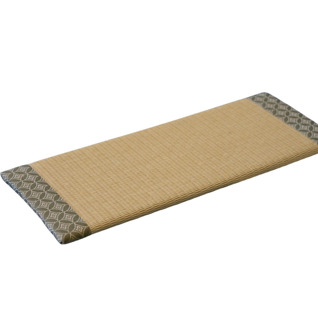 Large Mini Tatami Mat -Green / Elegant Japanese Incense Display