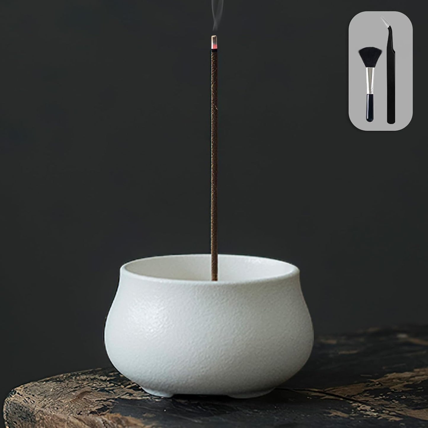 Incense Stand White